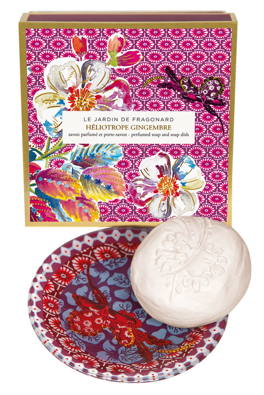 HELIOTROPE GINGEMBRE SAPONE + PORTA SAPONE