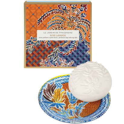 ROSE LAVANDE SAPONE + PORTA SAPONE