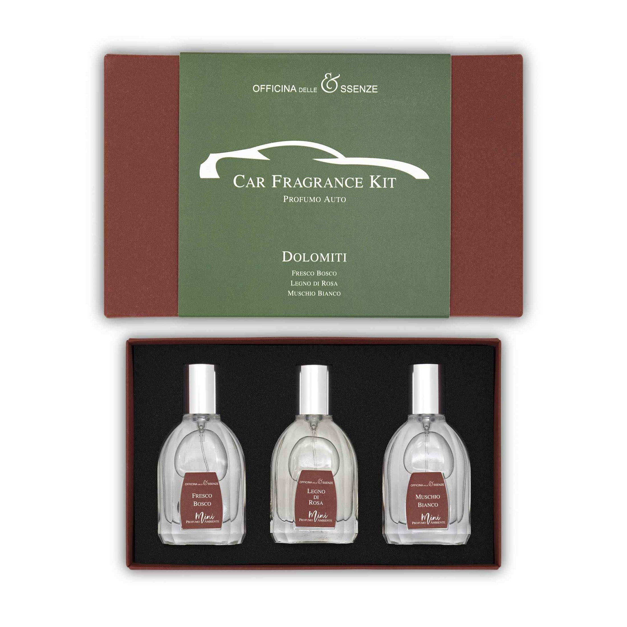 DOLOMITI CAR FRAGRANCE KIT